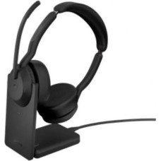 Jabra 25599-999-889 Zestaw słuchawkowy/bezprzewodowy pałąk słuchawkowy do biura/centrali telefonicznej Stacja ładująca Bluetooth Czarny