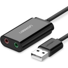 Karta dźwiękowa Ugreen US205 Black (30724B)