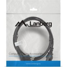 Lanberg Kabel zasilający CEE 7/7 - IEC 320 C13, 1,8 m, czarny (CA-C13C-10CC-0018-BK)