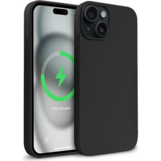 Crong Color Cover Magnetic Case - iPhone 15 MagSafe Black