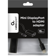 Gembird Adapter AV Gembird DisplayPort Mini - HDMI czarny (A-MDPM-HDMIF-02)