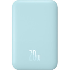 Baseus Powerbank OS- Magnetic Mini Air Wireless Fast Charge Power Bank 6000mAh 20W Galaxy Blue（With Simple Series Charging Cable Type-C to Type-C (20V/3A) 30cm White)