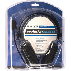 A4 Tech Słuchawki z mikrofonem A4 TECH Evo Vhead 50 A4TSLU09264 (kolor czarny)