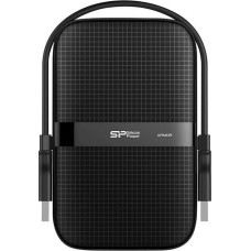 Silicon Power Dysk zewnętrzny HDD Silicon Power Armor A60 5TB Czarno-zielony (SP050TBPHDA60S3A)