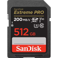 Sandisk Extreme PRO SDXC 512 GB Class 10 UHS-I/U3 V30 card (SDSDXXD-512G-GN4IN)