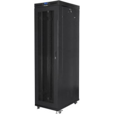 Lanberg Standing rack cabinet 19 inches 47U 800x1000mm, perforated LCD doors (FLAT PACK) black