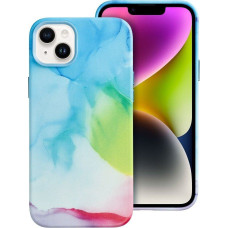 OEM LEATHER MAG COVER case compatible with MagSafe for IPHONE 14 Plus color splash