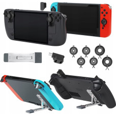 JYS Steam Deck Set / Nintendo Switch Oled / Joystick Shields + Adapter for 2x Type-c + Stand / -sd015