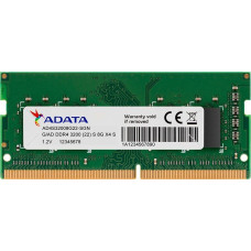 Adata Pamięć do laptopa ADATA Premier, SODIMM, DDR4, 8 GB, 3200 MHz, CL22 (AD4S32008G22-SGN)