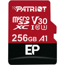 Patriot EP Series MicroSDXC 256 GB Class 10 UHS-I/U3 A1 V30 card (PEF256GEP31MCX)