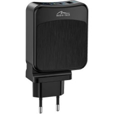 Media-Tech SMART POWER ADAPTOR 2X USB-C 1X USB MT6252