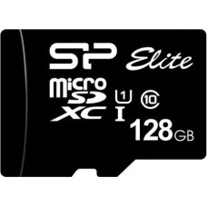Silicon Power Elite MicroSDXC 128 GB Class 10 UHS-I/U1 card (SP128GBSTXBU1V10SP)