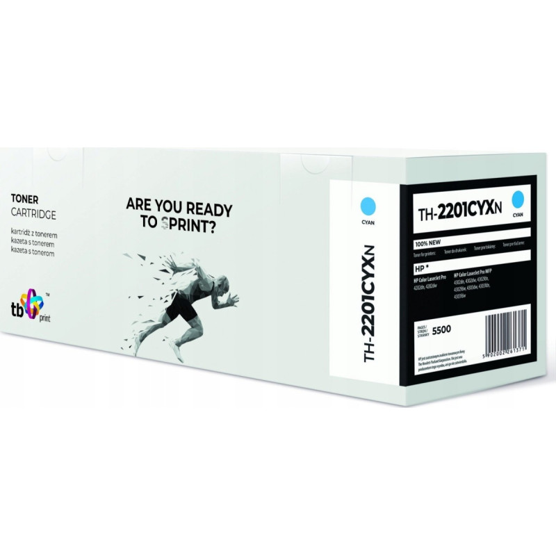 Tb Print Toner for HP Color LaserJet Pro 4202 W2201X TH-2200CYXN 100% new cyan