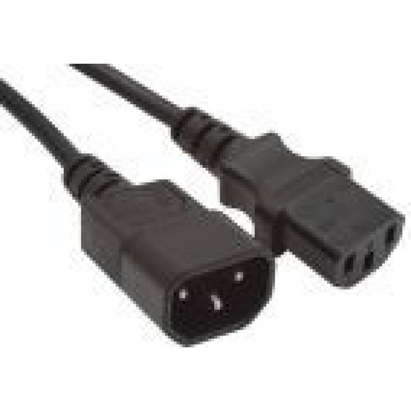 Gembird Kabel zasilający Gembird przedłużający VDE IEC320 C13/C14, 1,8m (gruby) (PC-189-VDE)