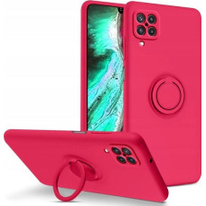 OEM Silicon Ring case for Samsung A12 bright red
