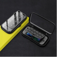 Puluz Case Case Case Case for Nintendo Switch Oled Lite Console / Transparent - Black / Tbd0603618205.