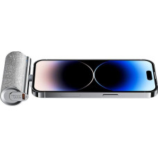 Veger Powerbank powerbank 5,000 mAh with built-in Type C PD QC3.0 2.4A 12W PlugOn connector (W0573) silver