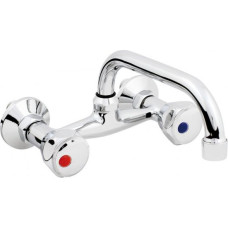 Hydroland Standard washbasin faucet wall-mounted chrome (5900238565102)