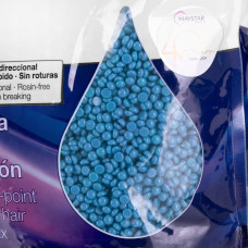 Activeshop Depilflax 100 flexible depilatory wax low melting point pearl Ultraflex blue 1000g