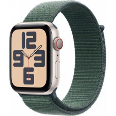 Apple Smartwatch Watch SE GPS + Cellular 40mm Starlight Alu Sport Loop Green (MXGH3ET/A)