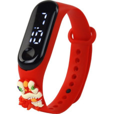 Leantoys Dragon Red Touch Screen Watch Adjustable Band