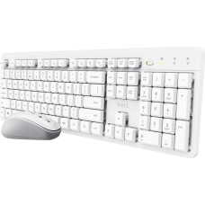 Trust Ody II klawiatura Dołączona myszka Dom/Biuro RF Wireless QWERTY US English Biały