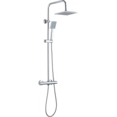 Deante Neo shower set NBJ_051T NEO JOKO SQUARE 1-FUNCTION SHOWER WITH BAT. THERMOSTATIC CHROME // N.RAIN.NEO-JOKO-SQUARE+BAT.THERMO