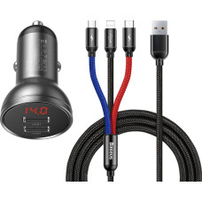 Baseus Three Primary Colors 2x USB-A 4.8 A Charger (TZCCBX-0G)