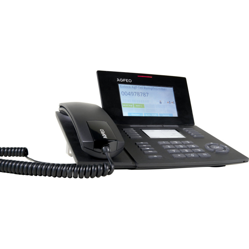 Agfeo Systemtelephone ST56 IP SENSOR phone schwarz
