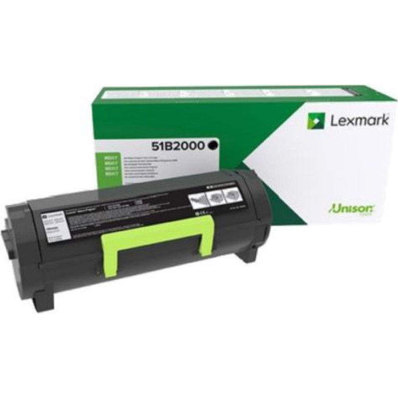 Lexmark Toner 51B2000 Black Original (51B2000)