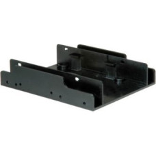 Roline Mounting adapter, 3.5 inch frame for 2x 2.5 HDD, black