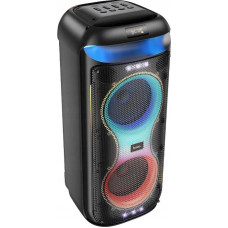 Hoco bluetooth speaker + 2 x wireless microphones HA13 Max black