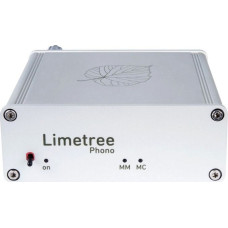 Lindemann LIMETREE PHONO High-quality phono preamplifier with separate gain level for MM (moving magnet) and MC (moving coil) turntables