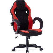 Sense7 Prism fabric armchair black and red