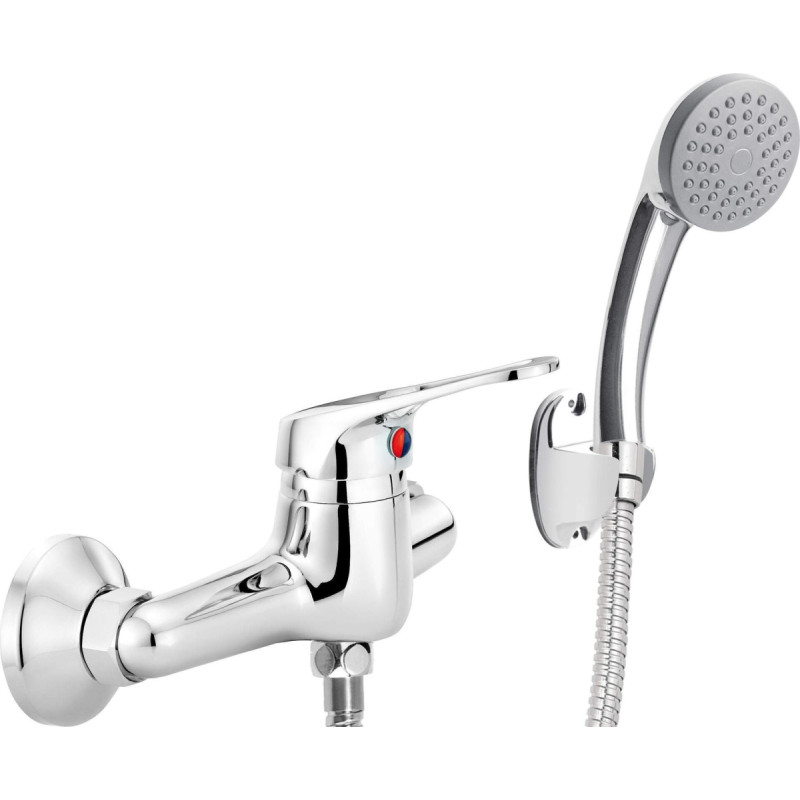 Deante BAT shower mixer. LOBO CHROME SHOWER WITH SHOWER SET