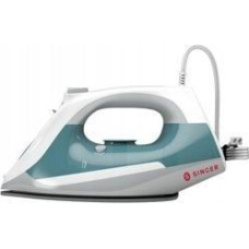 Singer Steam Choice 1.0, Dry & Steam iron, Ceramic soleplate, 1.9 m, 70 g/min, Aqua color, White, 20 g/min