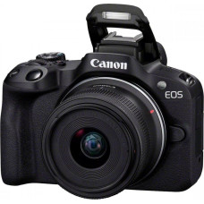 Canon EOS R50 black + RF-S 18-45mm f/4.5-6.3 IS STM camera (5811C013)