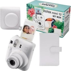 Fujifilm Camera Instax mini 12 BIG BUNDLE (camera+ case + album) white