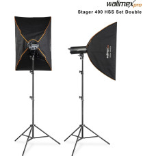 Walimex Studio lamp pro Stager 400 HSS Set Double