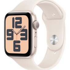 Apple Smartwatch Watch SE GPS + Cellular 40mm Starlight Alu Sport S/M Beige (MXGJ3ET/A)