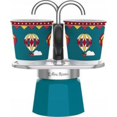 Bialetti Coffee Maker - Mini Express Winter Wonderland 2tz + 2 Cups.