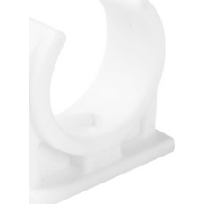 Stasiński IP Camera Semi-Open Electrical Pipe Holder WHITE U-20 (PACK of 100pcs).
