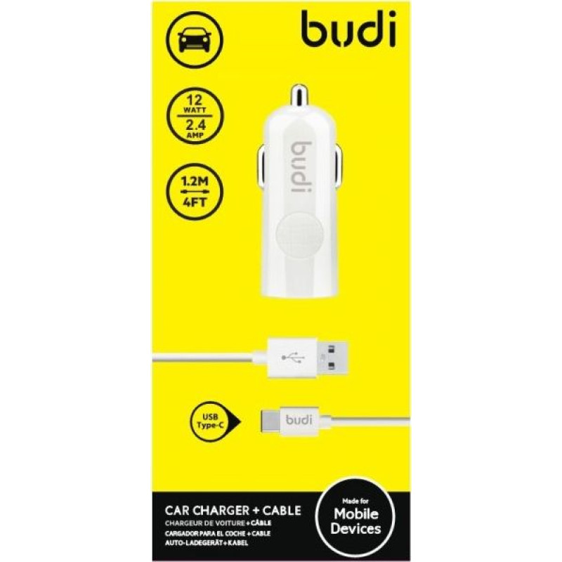 Budi Charger 1x USB-A 2.4 A (BD062T)