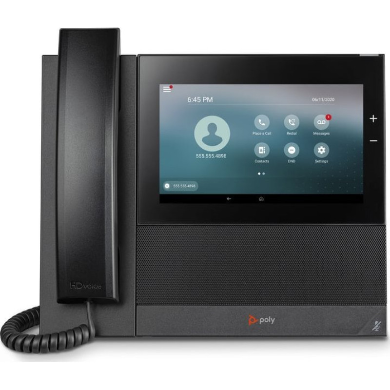 Triton POLY CCX 600 VoIP phone Black 24 lines LCD Wi-Fi