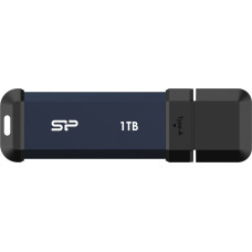 Silicon Power MS60 Discover Future-Forward SSD Portable Flash Drive, 1TB, Blue