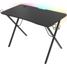 Genesis Holm 200 RGB desk Black 113 cmx60 cm