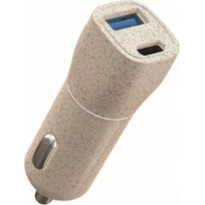 Triton BIOnd car charger two ports USB-C and USB-A 38W PD Eco-friendly recycling