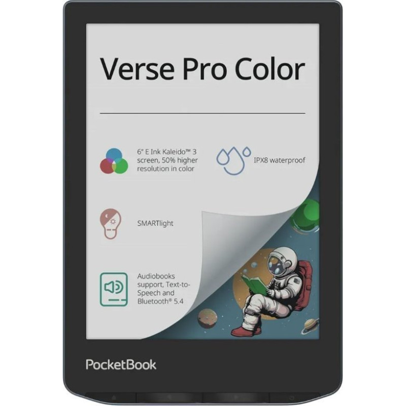 Pocketbook Verse Pro Color Stormy Sea DACH-Version Reader (PB634K3-1-WW-B)