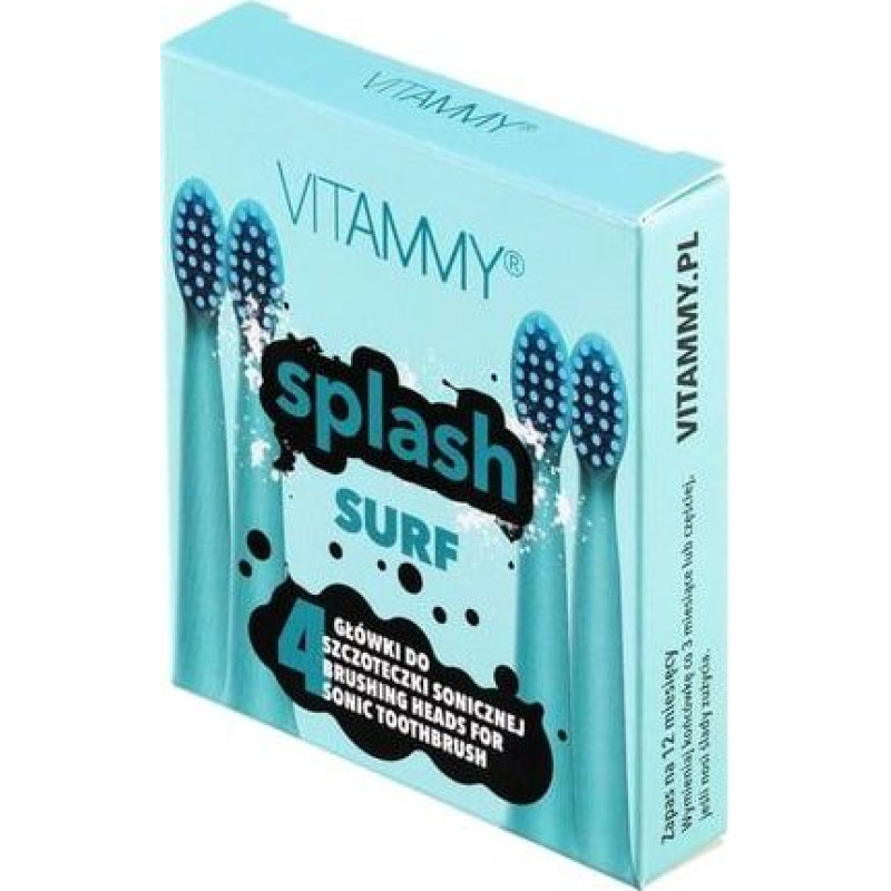 Vitammy Splash Surf 4pcs sonic toothbrush tip.