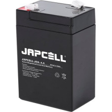 Voltage Japcell AGM-batteri 6V - JC6-4.5, 4.5Ah 4.8mm terminaler blybatteri